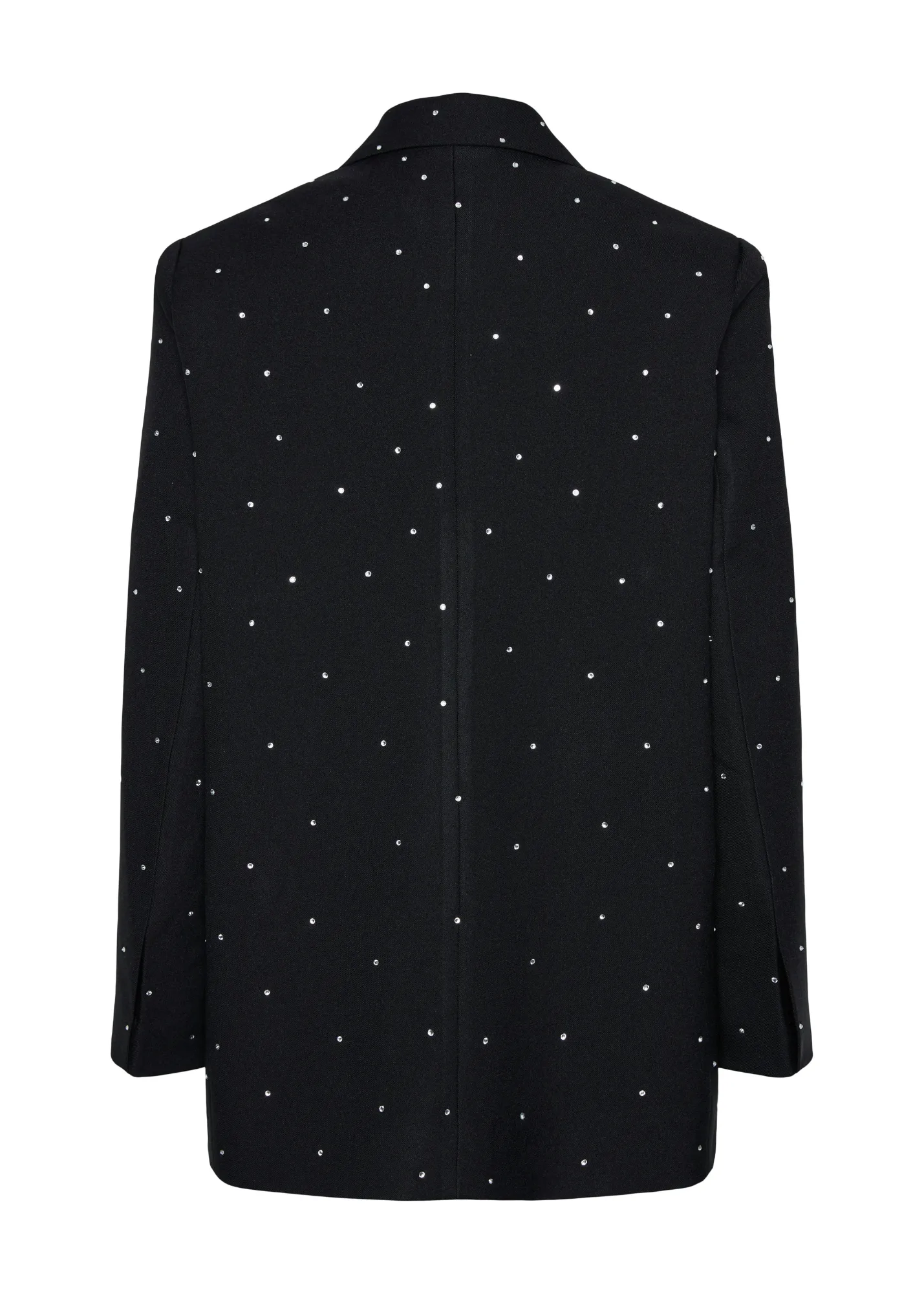 Pieces - Black Blazer with Rhinestones