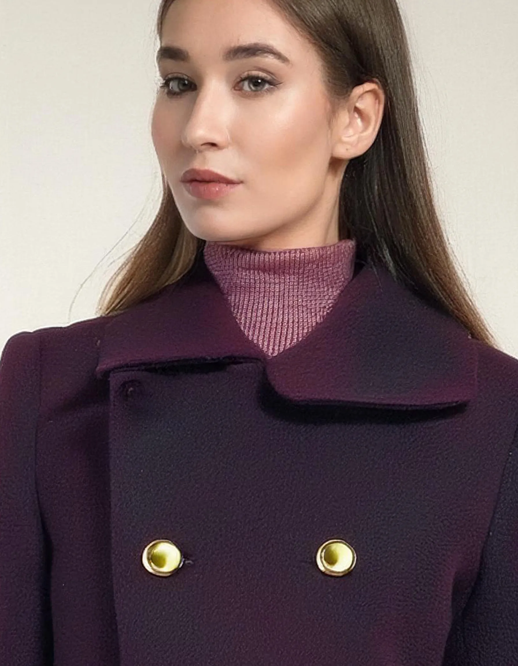 Plum Perfection Peacoat