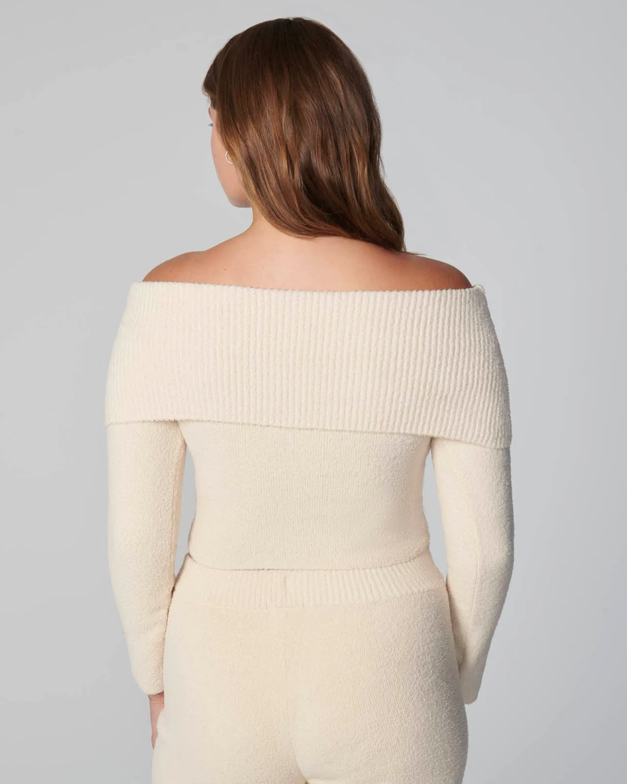 Plush Off-the-Shoulder