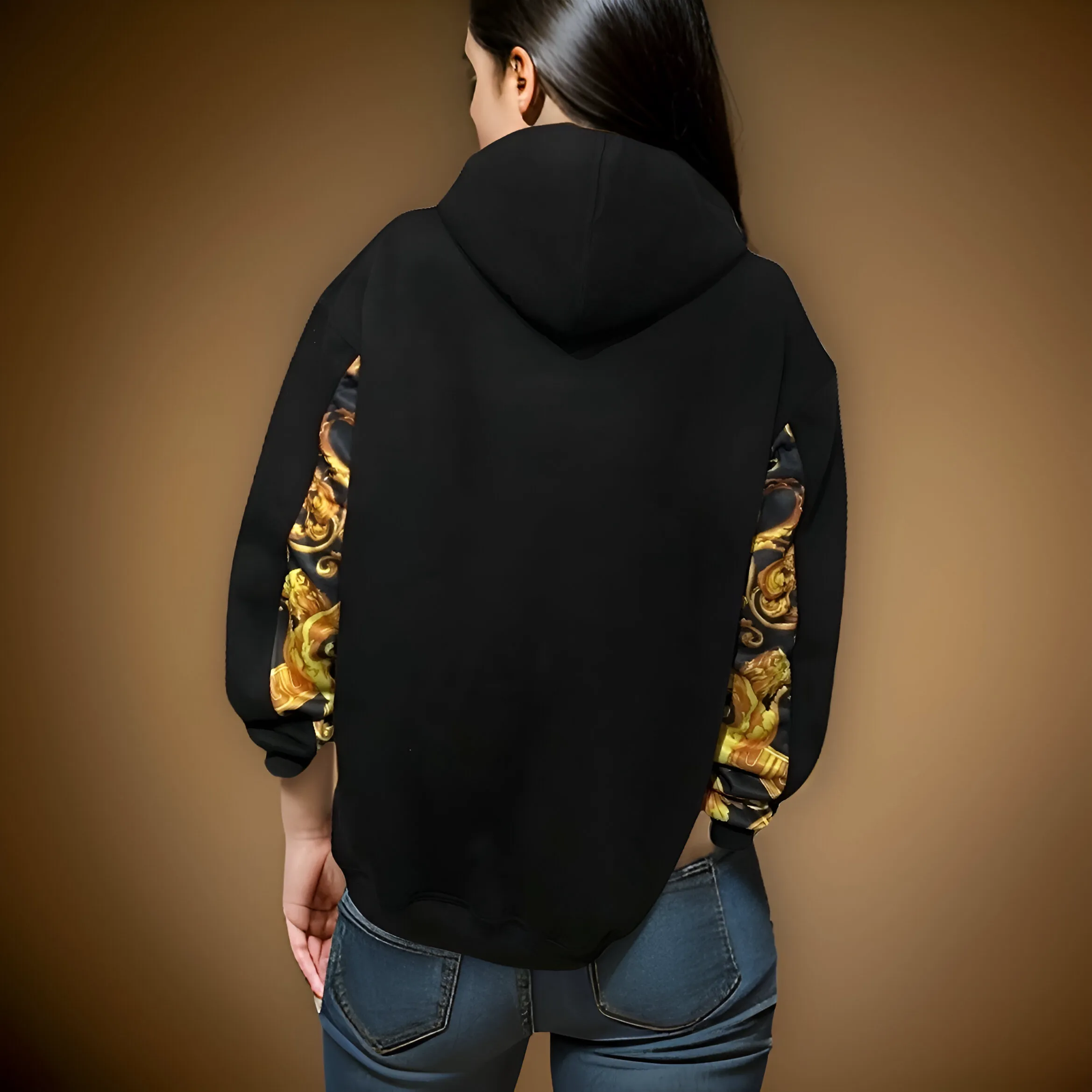 ^QUEEN V3R$@C3^ LUXURY CUT & SEW PULLOVER HOODIES (UNISEX) (EMBROIDERY)