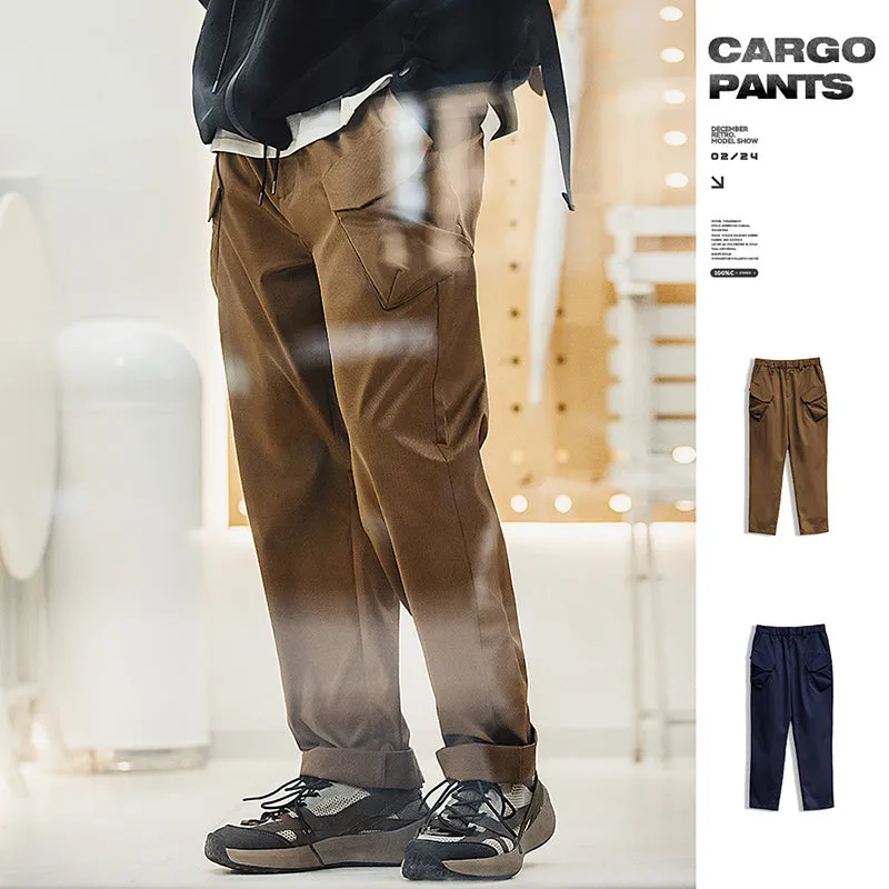 Retro Big Pockets Outdoor Casual Pants