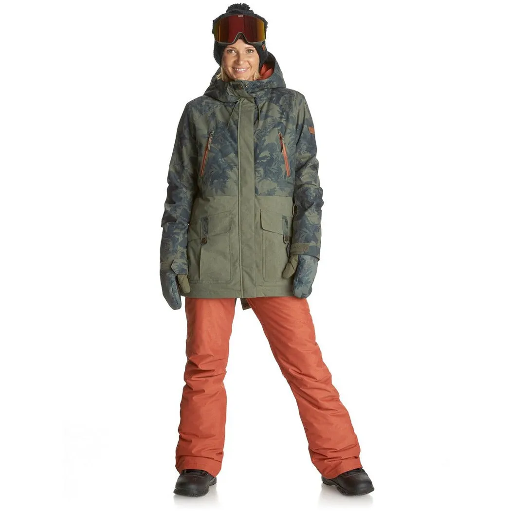 Roxy Non Stop Bib Snow Pants - Rooibos Tea