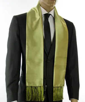 Solid Kashmir Green Tuxedo Men's Scarf