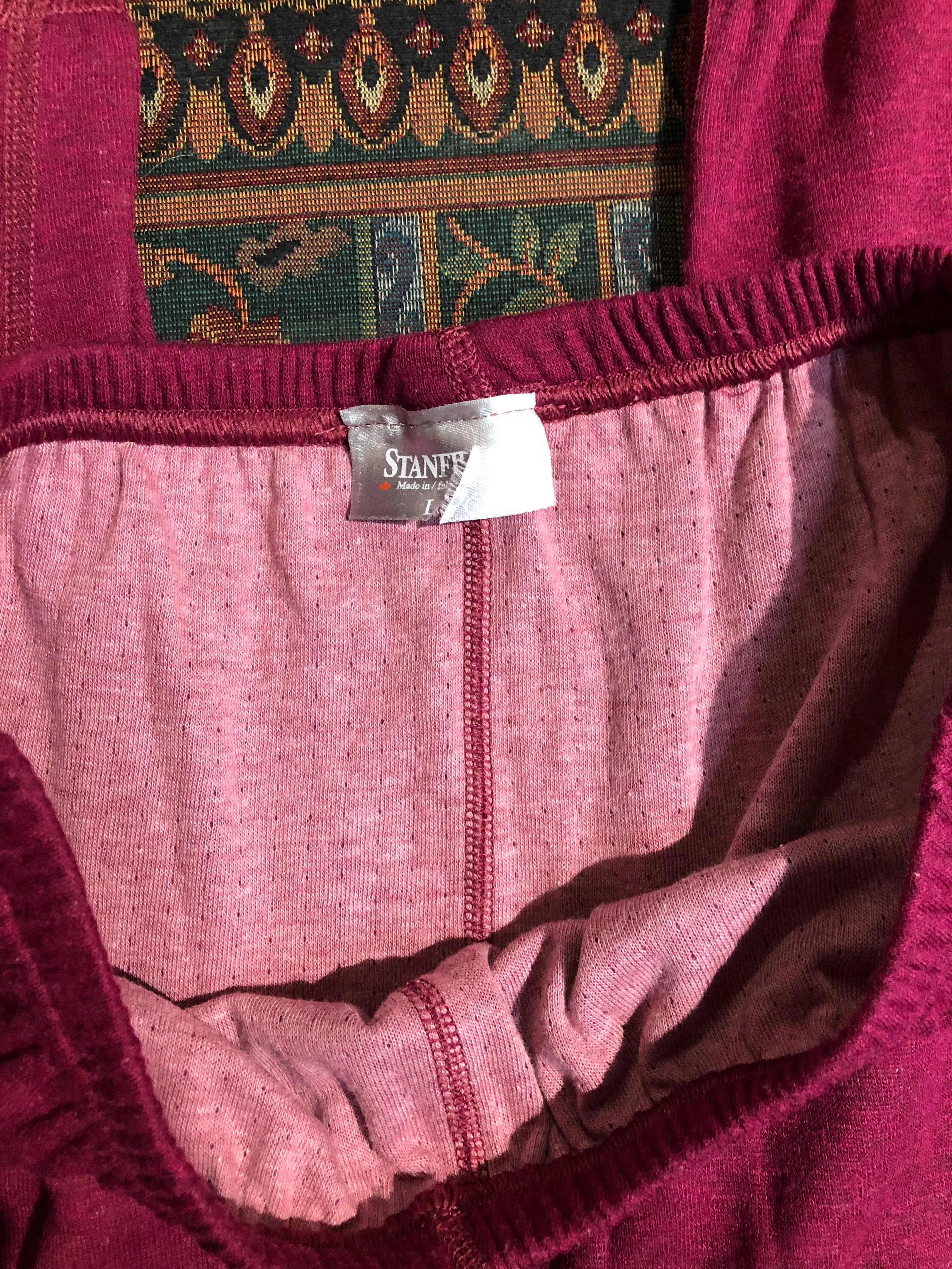 Stanfield’s Two Layer Pink Long Underwear, NWOT, Made in Nova Scotia, Size Large