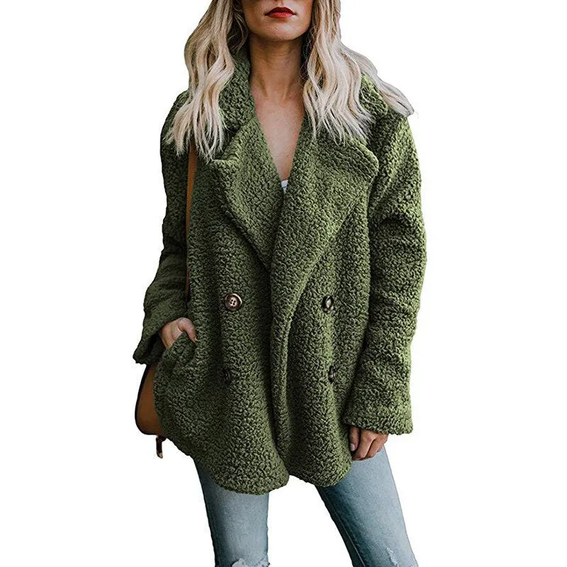 Stay Warm and Chic in Our Faux Fur Winter Coat