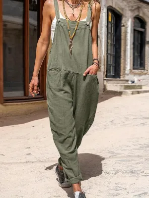 Stylish Sleeveless Jumpsuit Perfect for Womens Casual Wardrobe