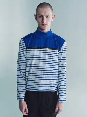 Trashed Cabot Stripe Artist Polo