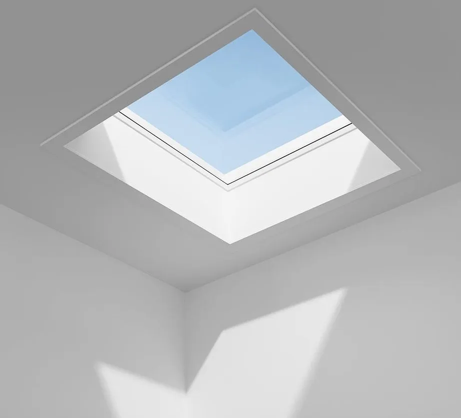 VELUX CFU 090060 1093 Fixed Curved Glass Package 90 x 60 cm (Including CFU Triple Glazed Base & ISU Curved Glass Top Cover)