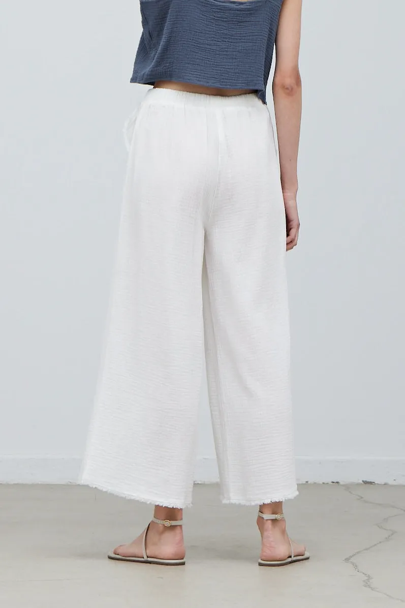 White Gauze Pants