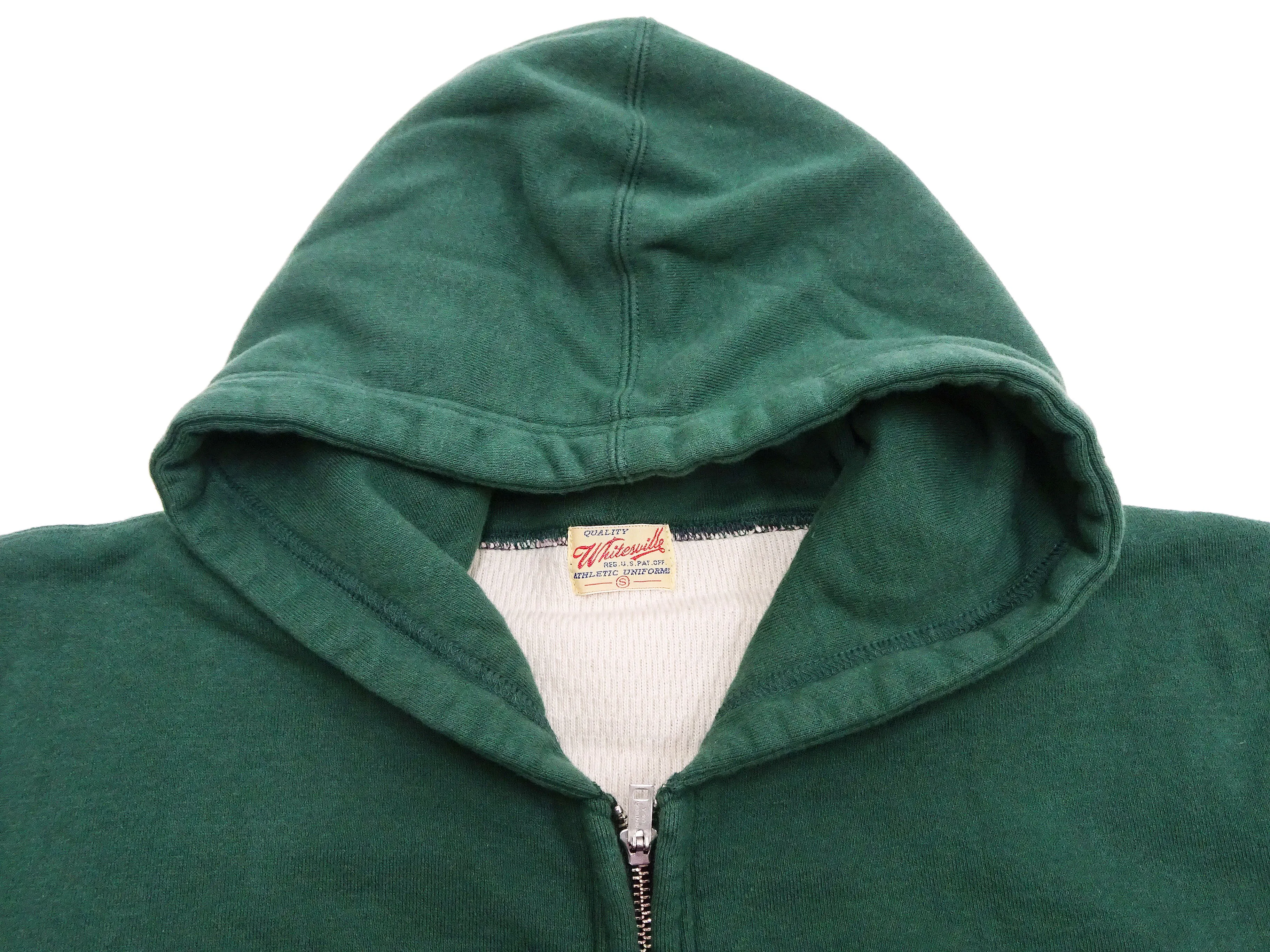 Whitesville Thermal Lined Hoodie Men's Heavy-Weight Plain Full Zip Hooded Sweatshirt WV69264 145 Green