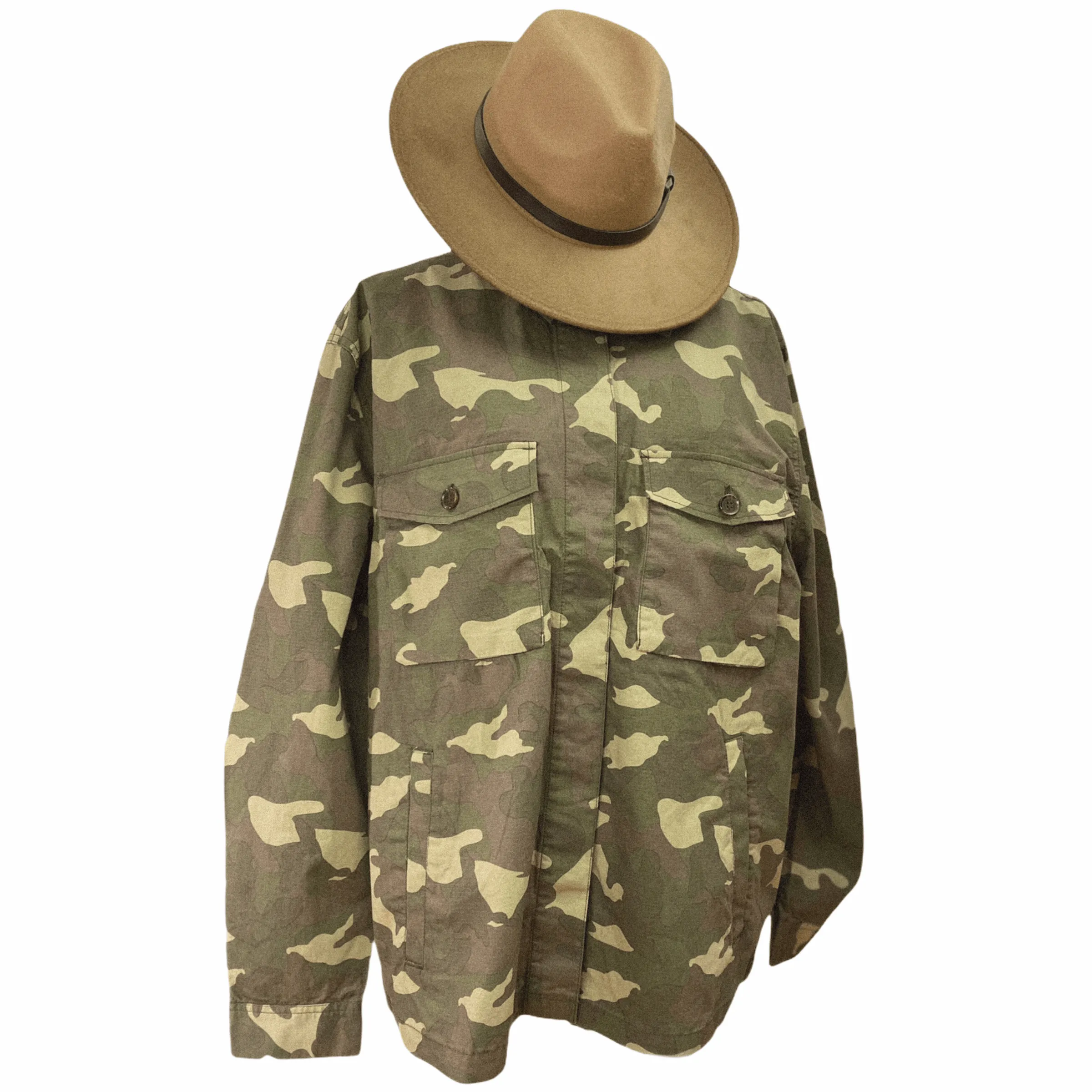 Women's Utility Shirt Jacket Military Green