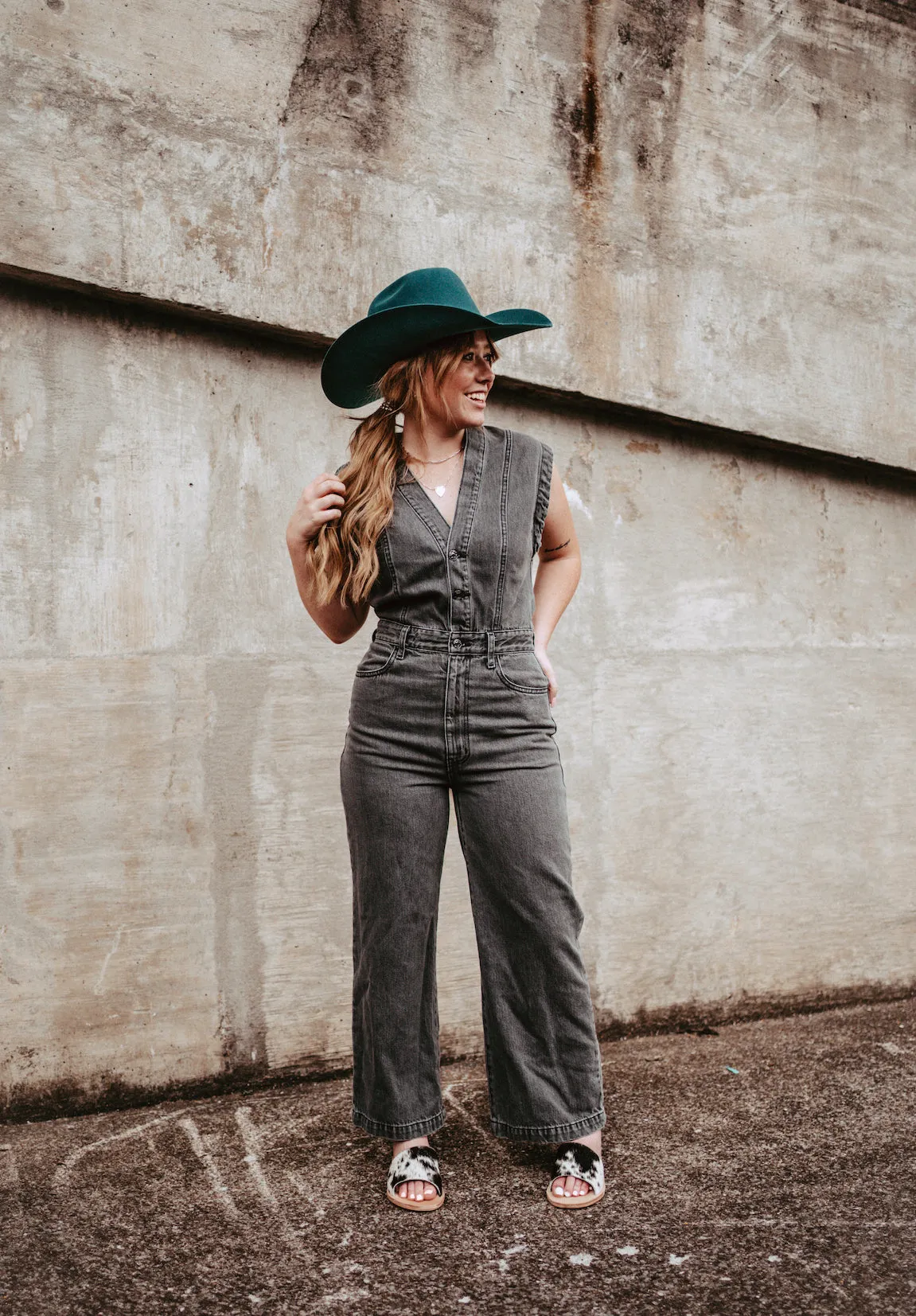 Wrenley Gray Jumpsuit