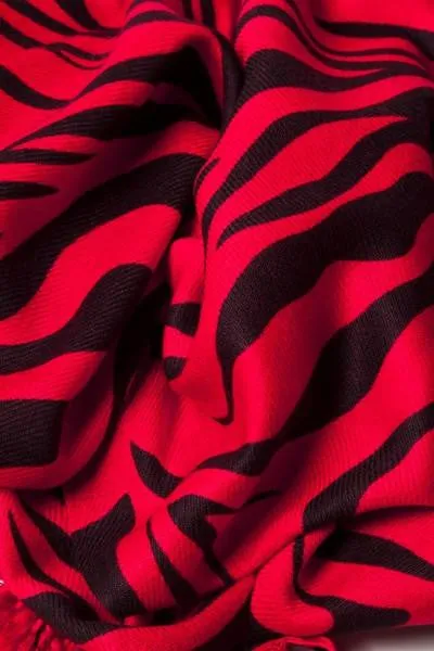 Zebra Print Pashmina